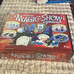 Spectacular Magic Show set. Never been opened. 100 tricks DVD & Book